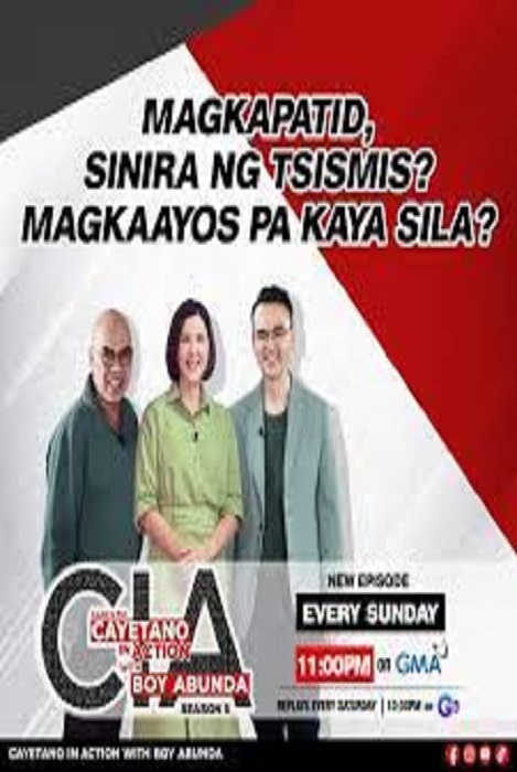 Allan And Pia Cayetano In Action With Boy Abunda